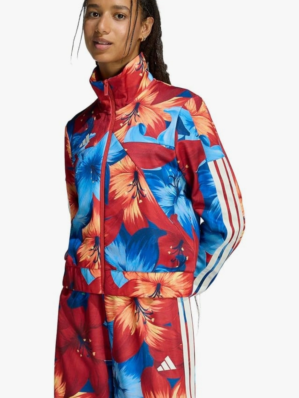 Adidas x Farm Rio Women's Floral Track Jacket